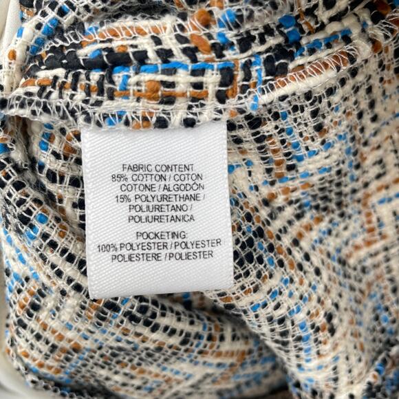 10 Crosby Derek Lam GEOMETRIC-TWEED BOX-PLEAT SKIRT // 0 - Picture 10 of 12